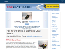 Tablet Screenshot of cnccenter.com